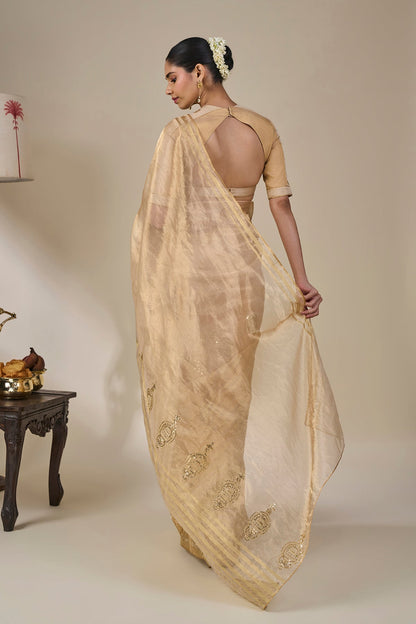Gold Regal Masque Saree
