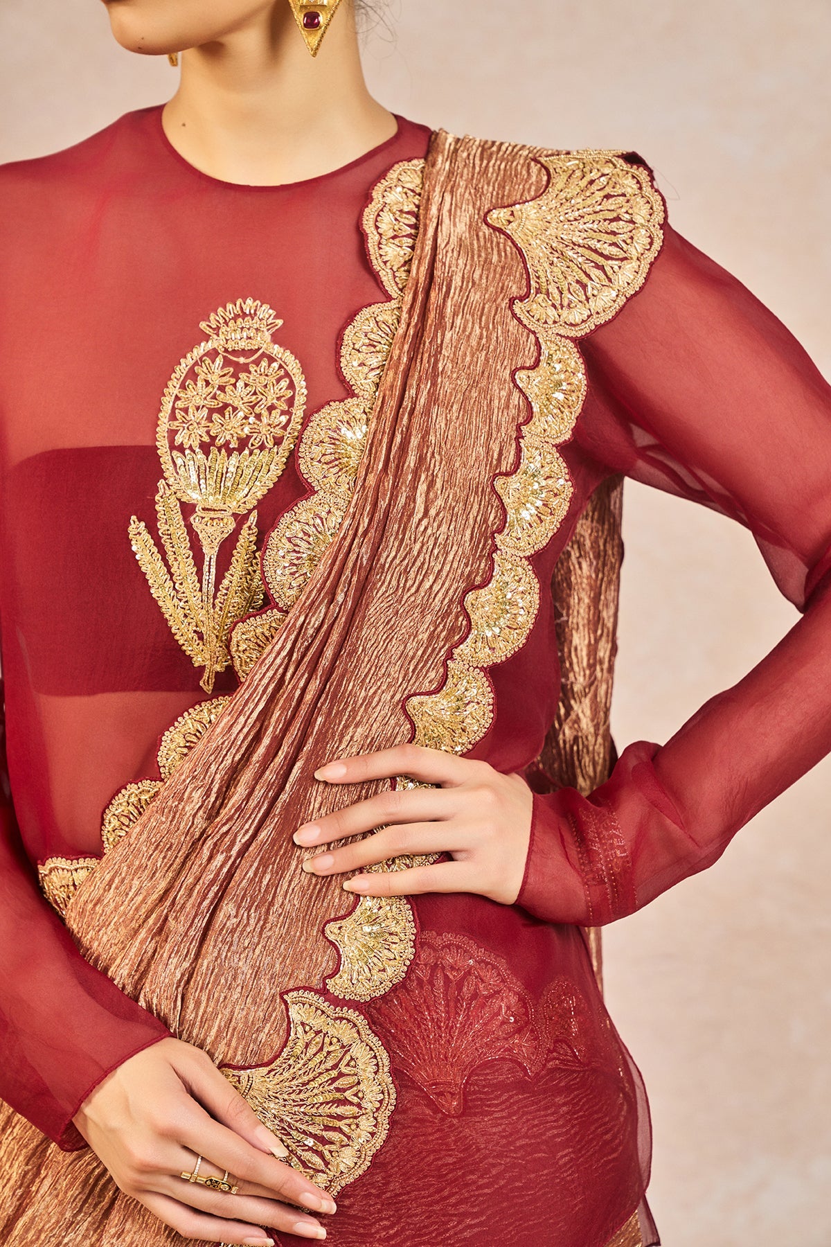 'Dhadkan' Saree
