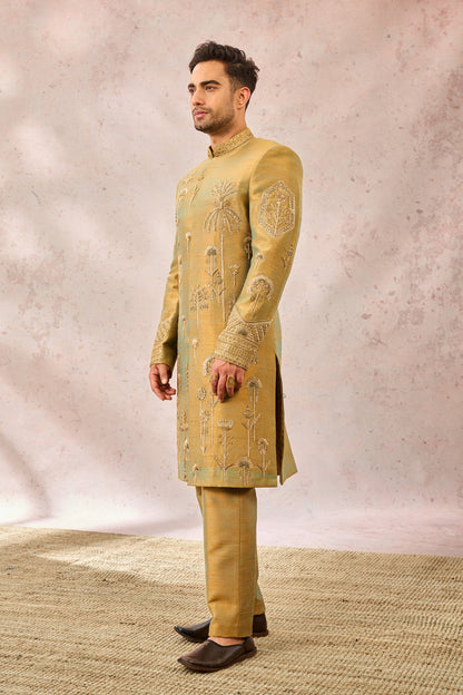 The Kesar Varak Sherwani Set
