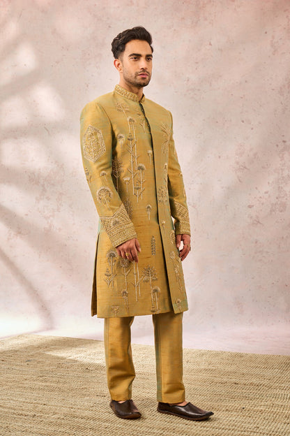 The Kesar Varak Sherwani Set