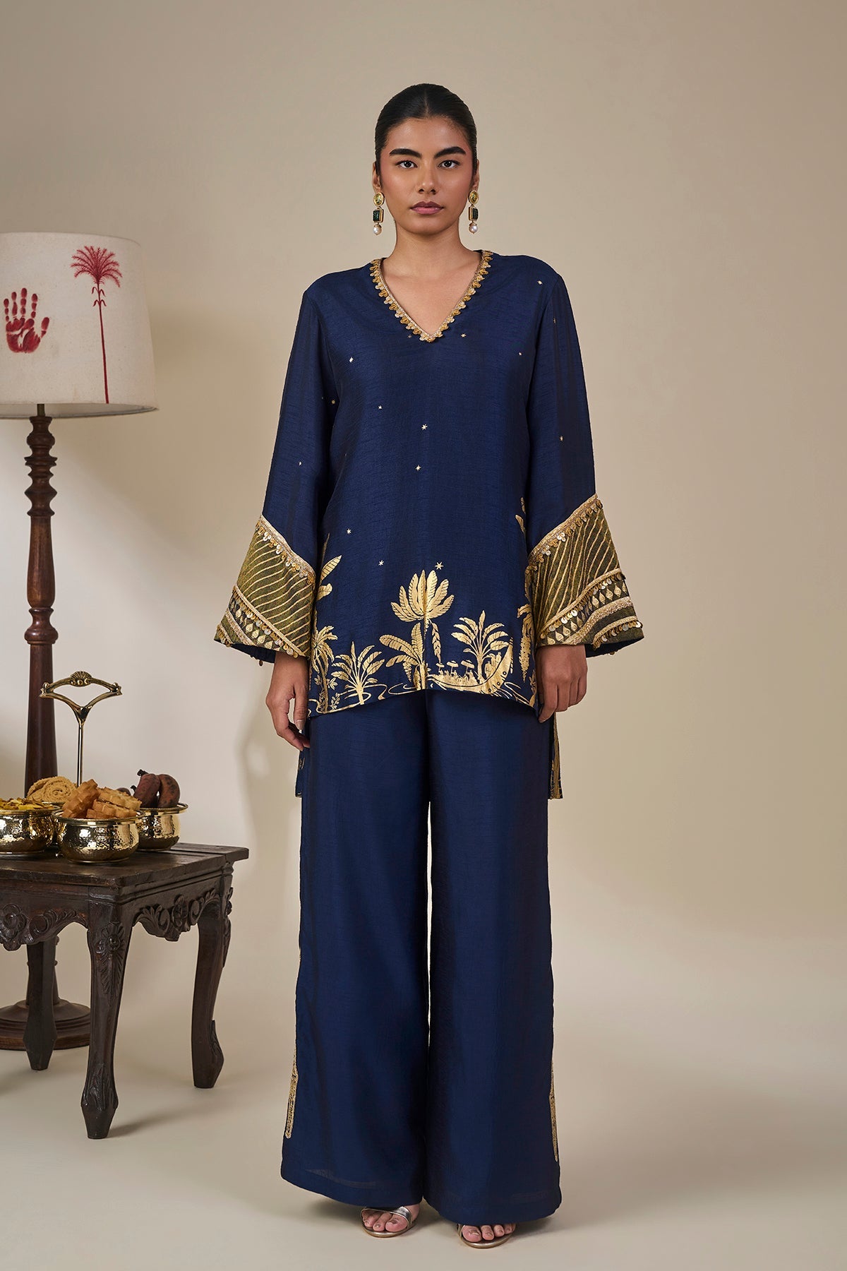 Backwater Postcards Kurta Set