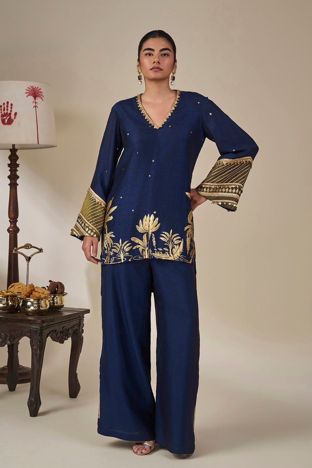 Backwater Postcards Kurta Set