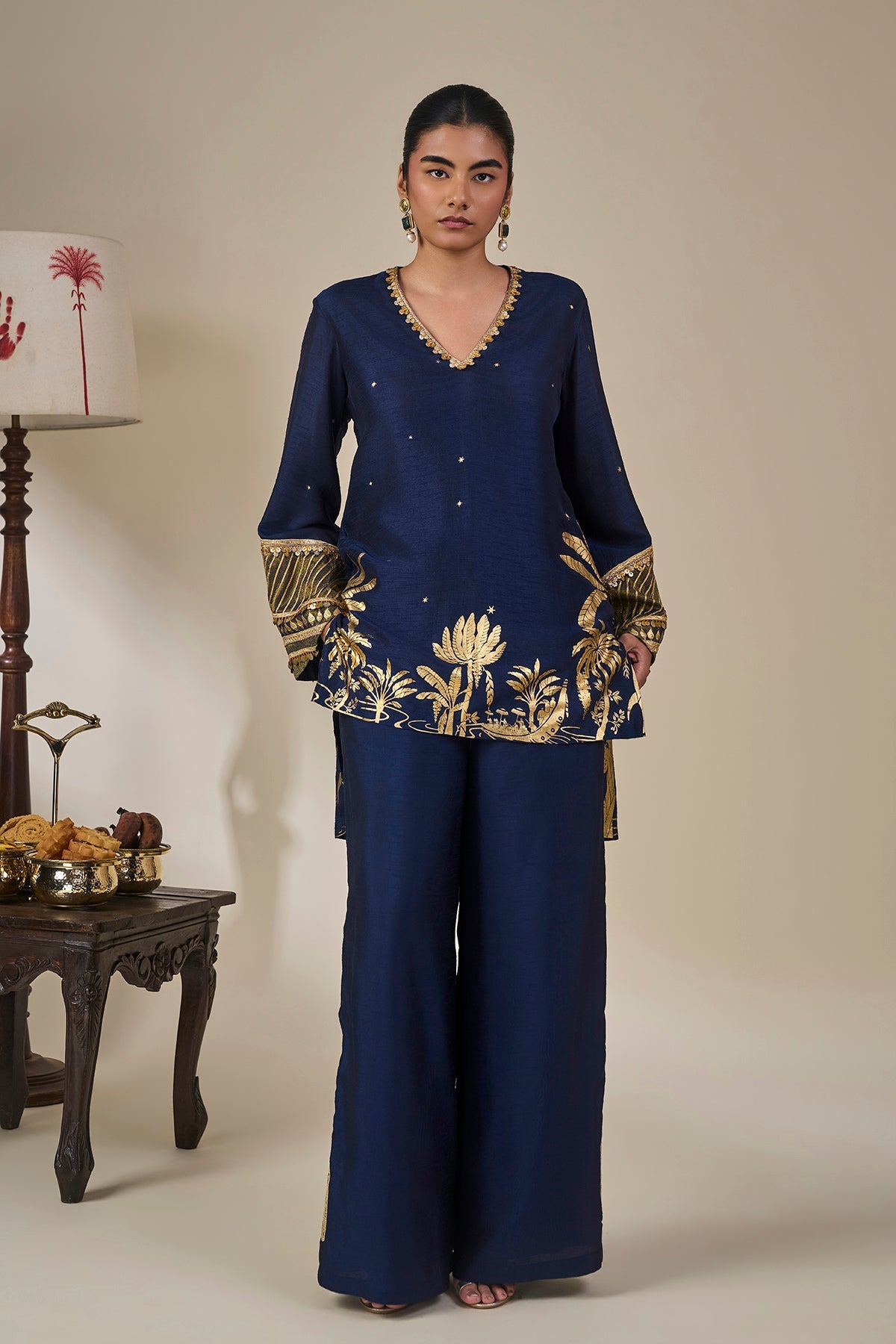 Backwater Postcards Kurta Set
