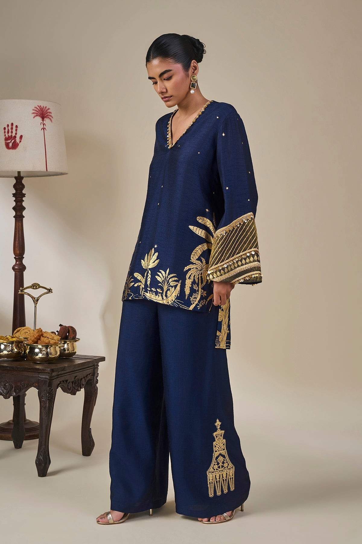 Backwater Postcards Kurta Set