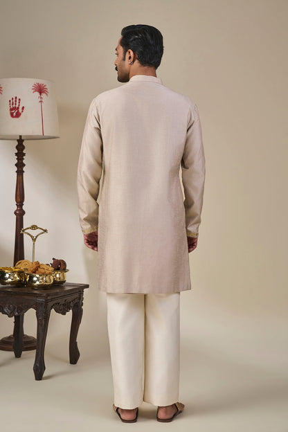 Grey Astral Bloom Kurta