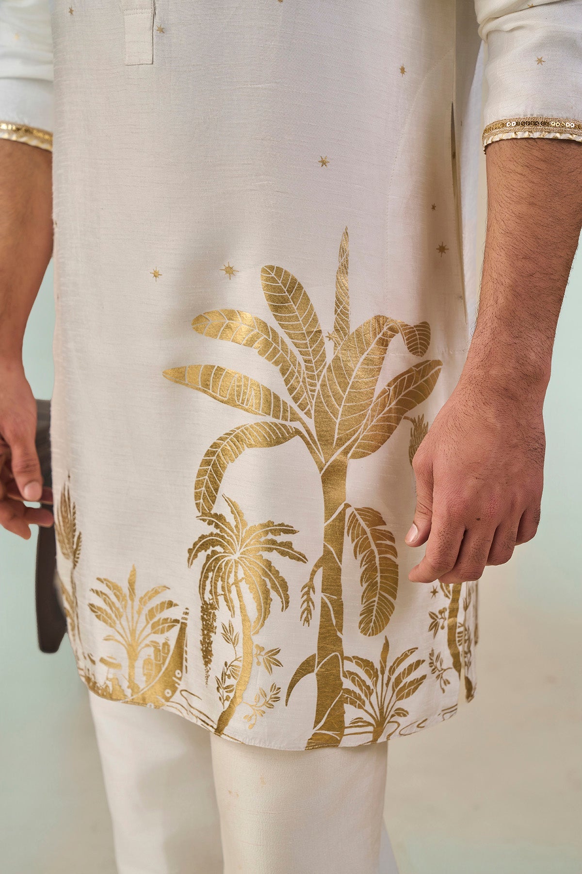 Ivory Backwater Postcard Kurta Set