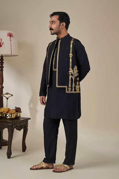 Black Malabar Grove Bandi Set