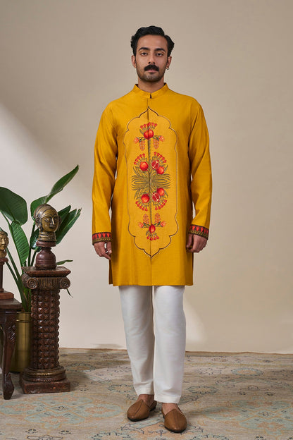 Yellow Anaar Symphony Kurta
