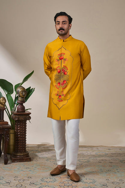 Yellow Anaar Symphony Kurta