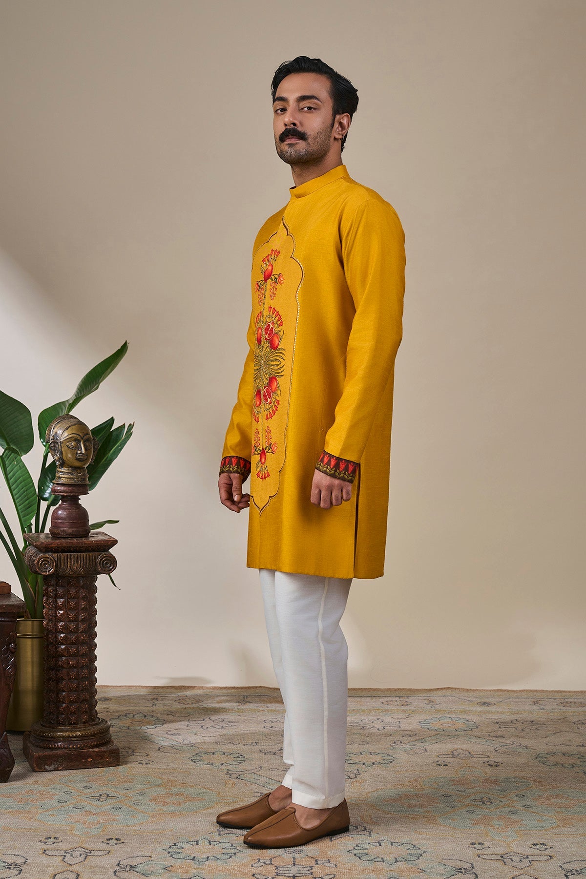 Yellow Anaar Symphony Kurta
