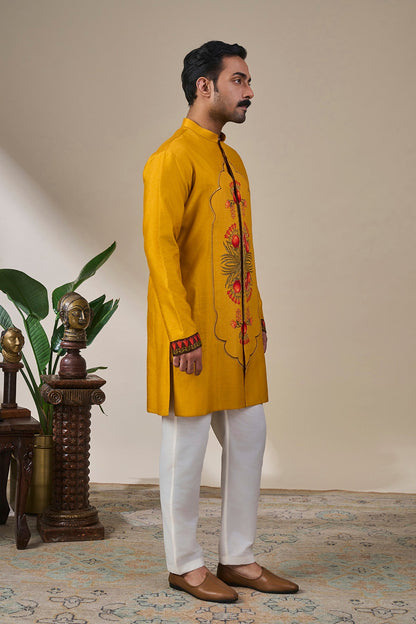 Yellow Anaar Symphony Kurta