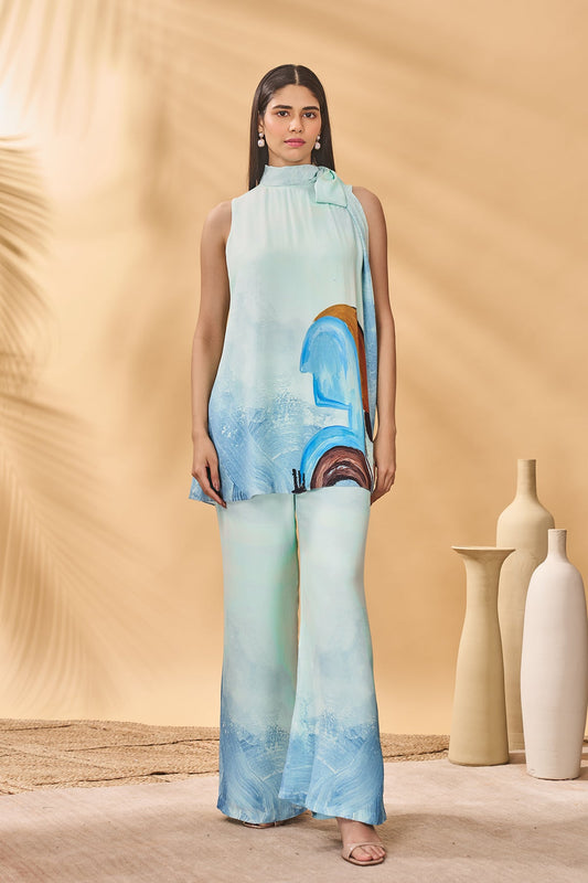 Blue Lost In Space Set Tunic Set