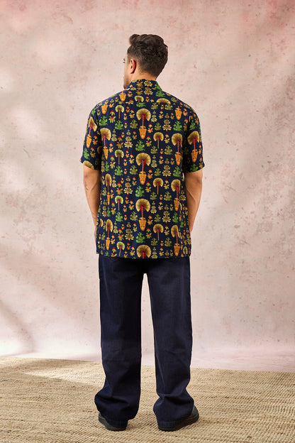 Blue Nomadic Tribe Shirt