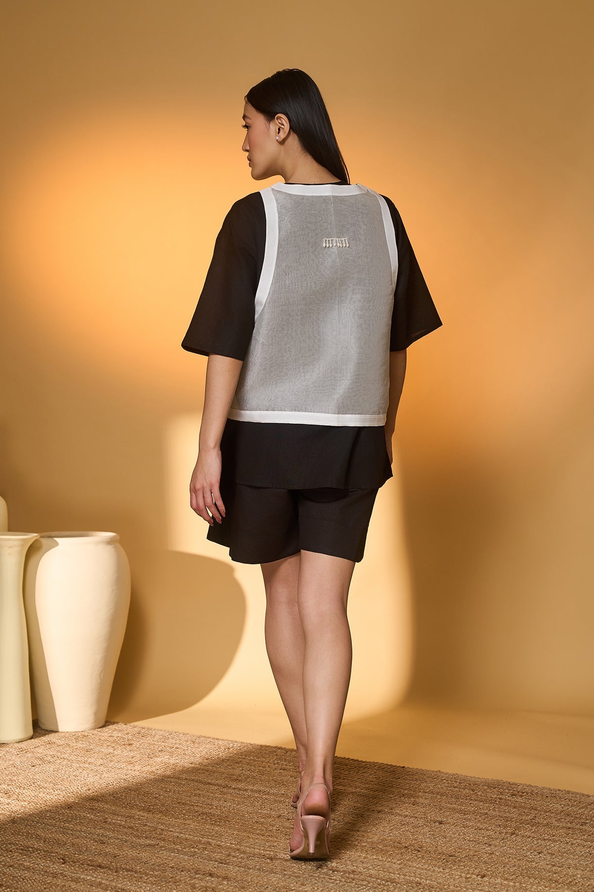 Midnight Set with Pasture of Dreams Sheer Vest
