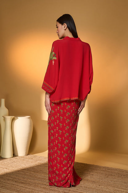 Red Tropical Fusion Set