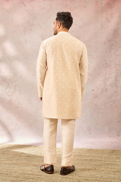 Ivory Spade Blossom Kurta Set