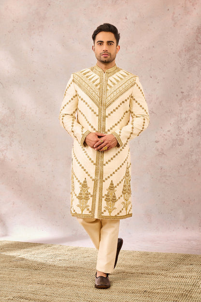 The Malai Burfi Sherwani Set