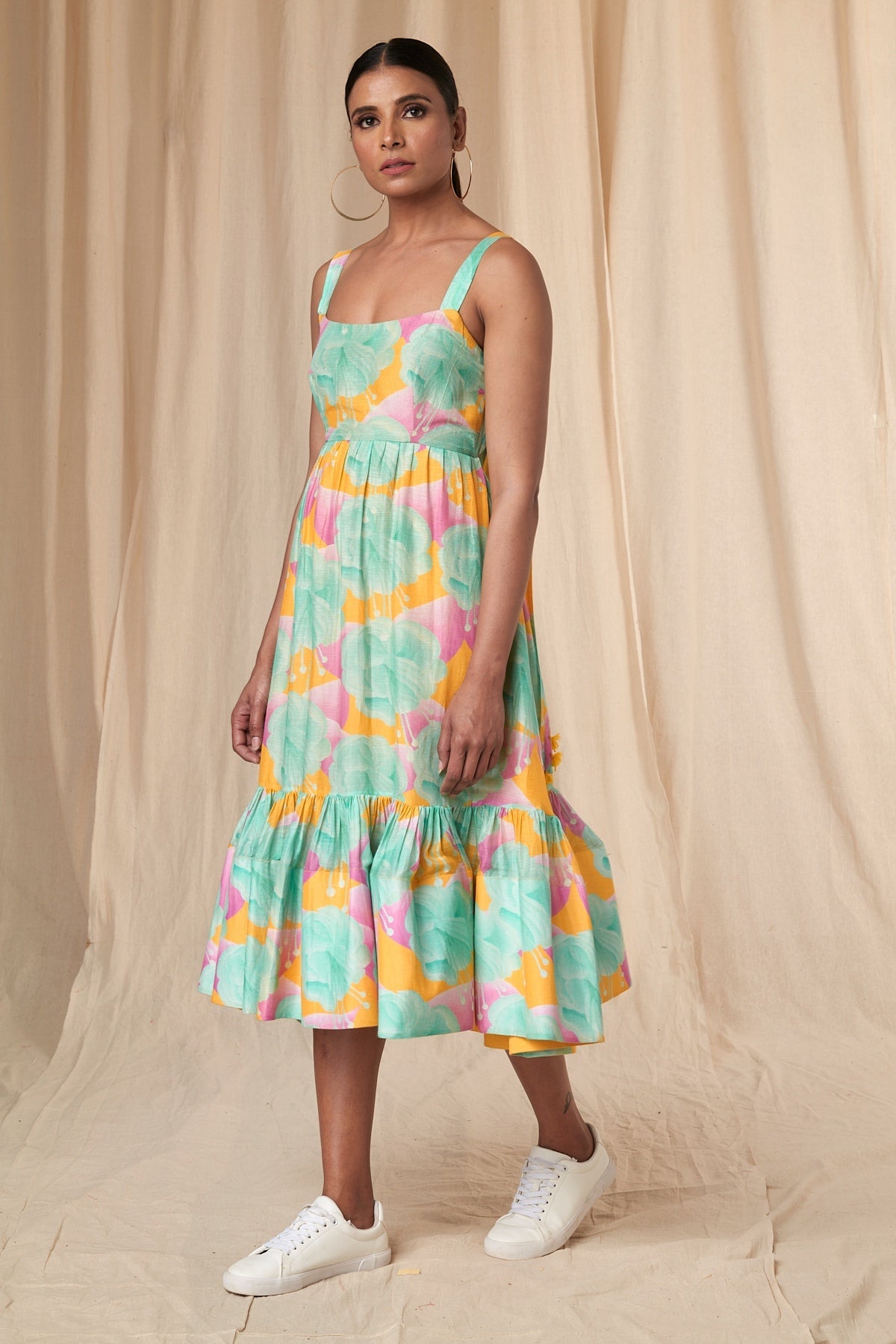 Aquamarine Bloomerang Skater Dress