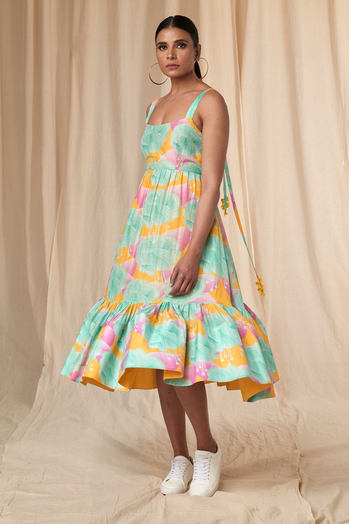 Aquamarine Bloomerang Skater Dress