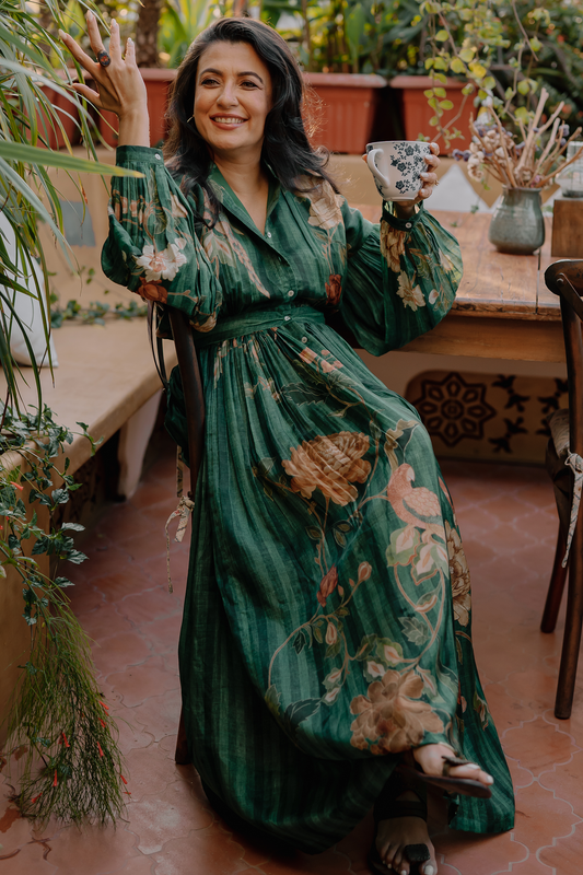 Mini Mathur in the LILIANA DRESS