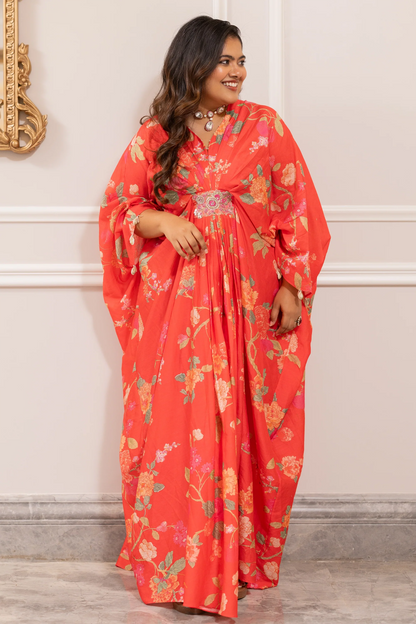 HAZEL KAFTAN – PEONY PINK