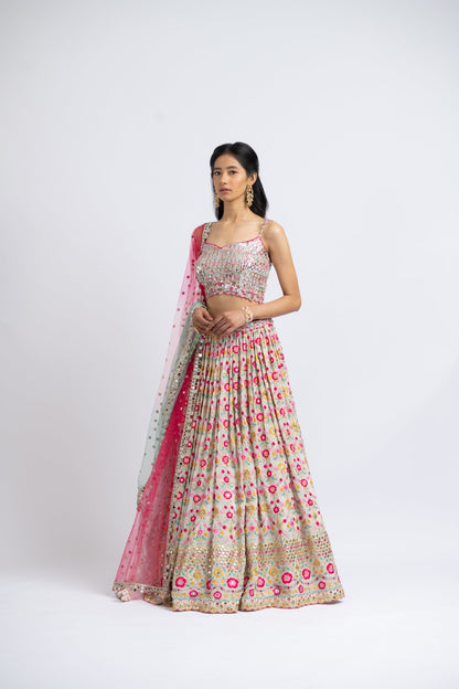Ivory Lehenga Choli Set