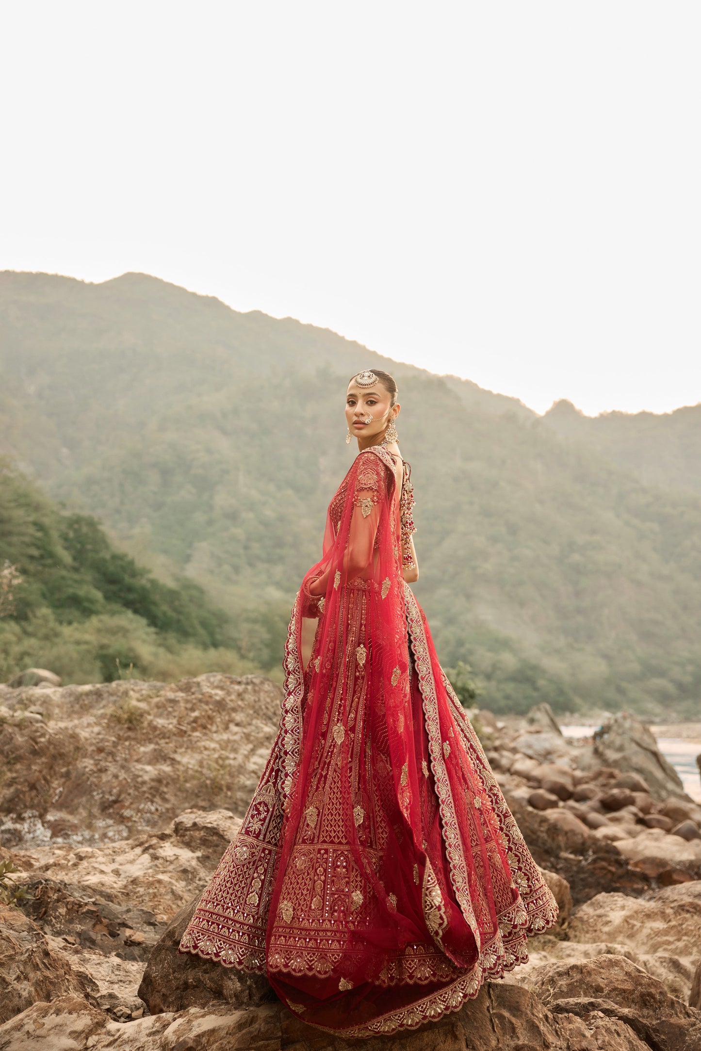 Ruby Heirloom Lehenga