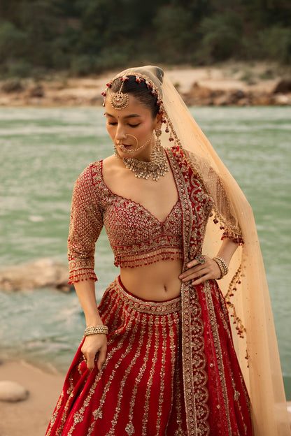 Crimson Royale Lehenga