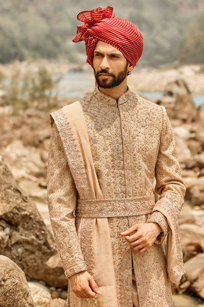 Imperial Bronze Sherwani Set