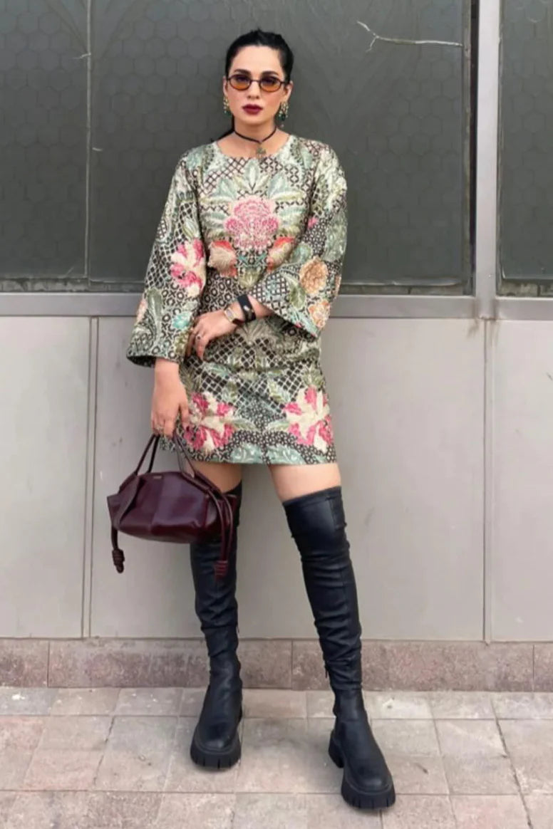 NEHA SINGH IN THE OPHELIA DRESS – BLACK