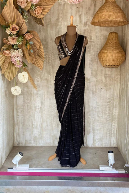 Deeksha khurana in galaxy pre drape saree