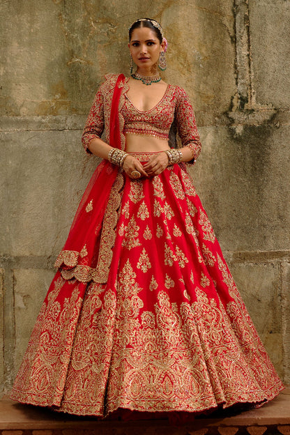 Red Lehenga Set