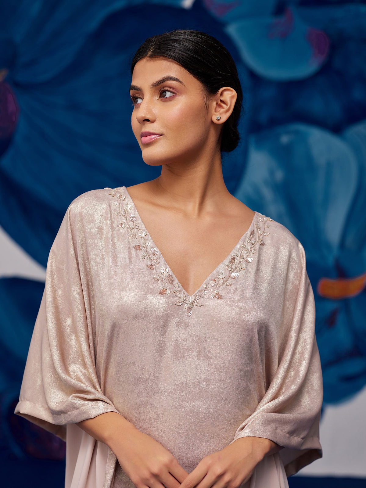 Spendlour Nude Kaftan