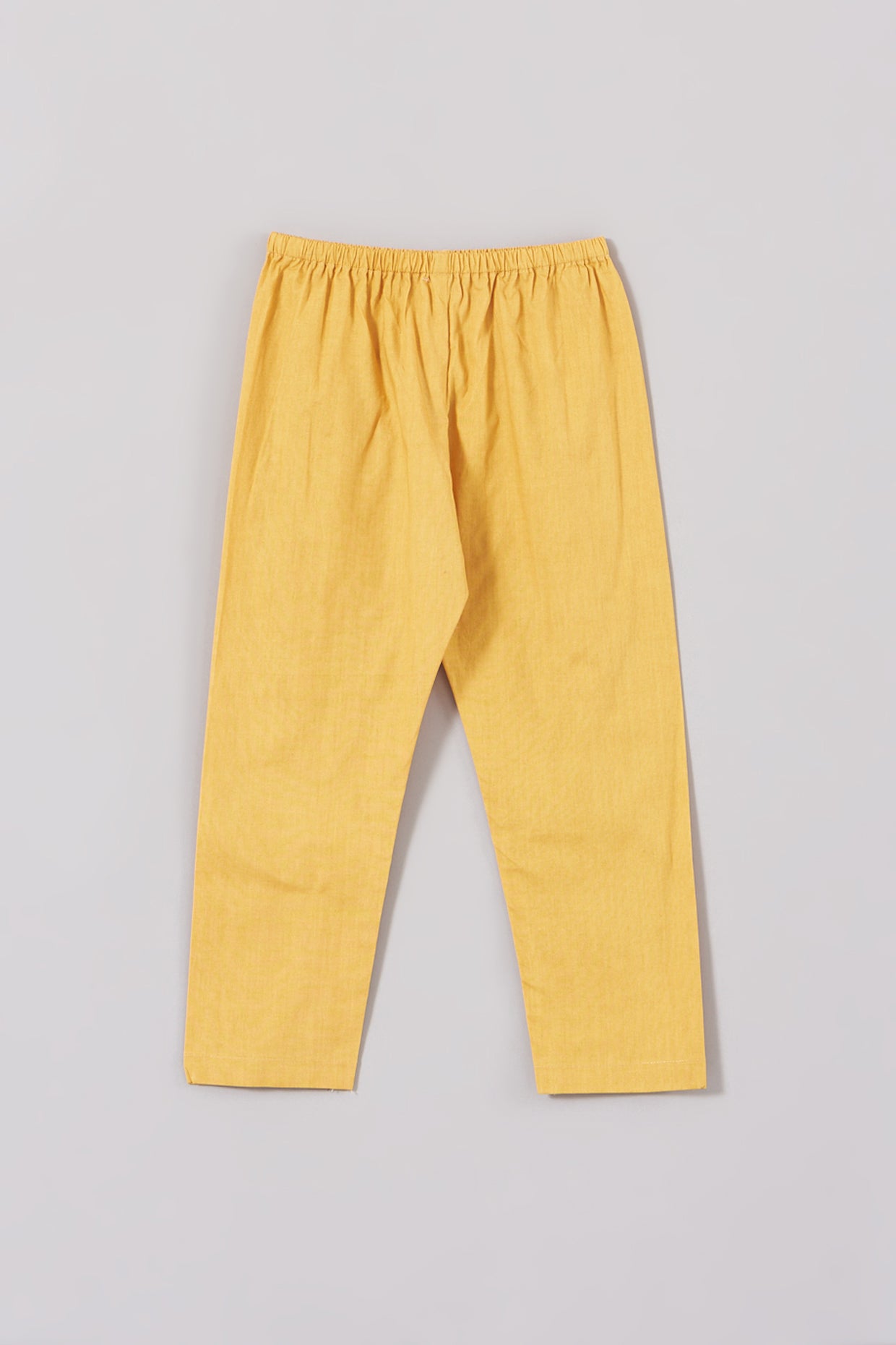 Yellow Silk Kurta Set For Boys by Pankhuri by Priyanka - Kids at Pernia's Pop Up Shop