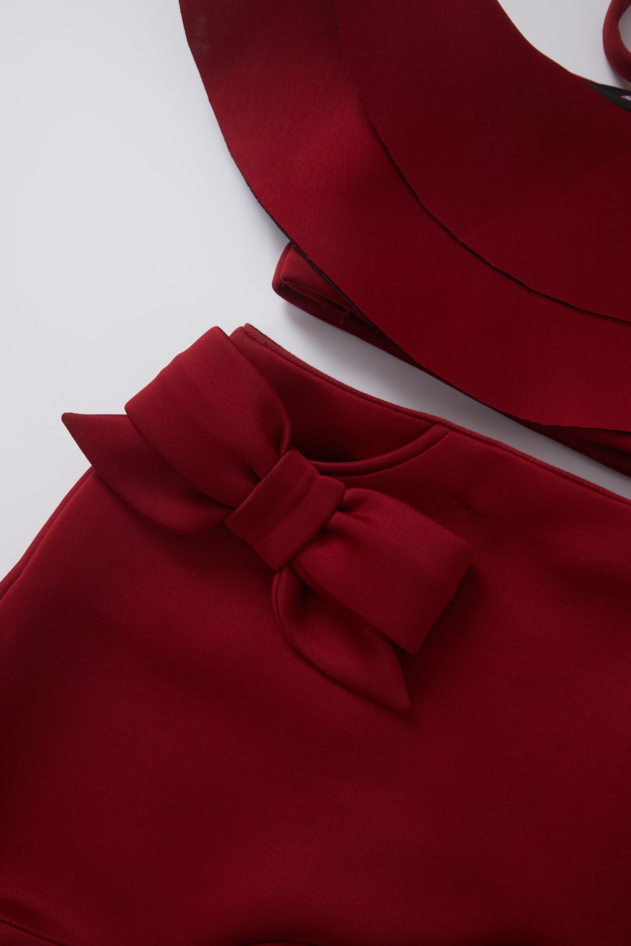 Maroon Frilled Skirt Set For Girls by Pankhuri by Priyanka - Kids at Pernia's Pop Up Shop