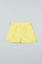 Blue & Yellow Printed Co-Ord Set For Girls by Pankhuri by Priyanka - Kids at Pernia's Pop Up Shop
