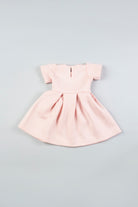 Baby Pink Scuba Dress For Girls by Pankhuri by Priyanka - Kids at Pernia's Pop Up Shop