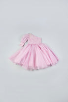 Lilac Hand Embroidered Gown For Girls by Pankhuri by Priyanka - Kids at Pernia's Pop Up Shop