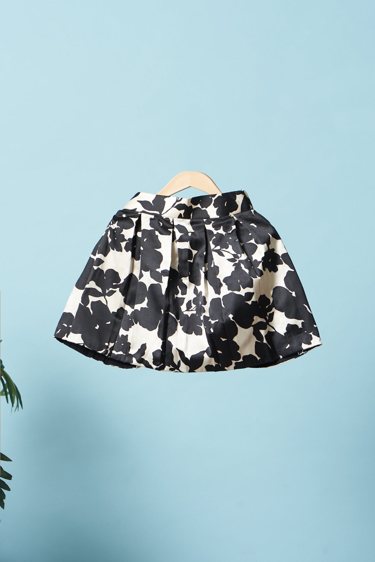 Black Printed Skirt Set For Girls by Pankhuri by Priyanka - Kids at Pernia's Pop Up Shop