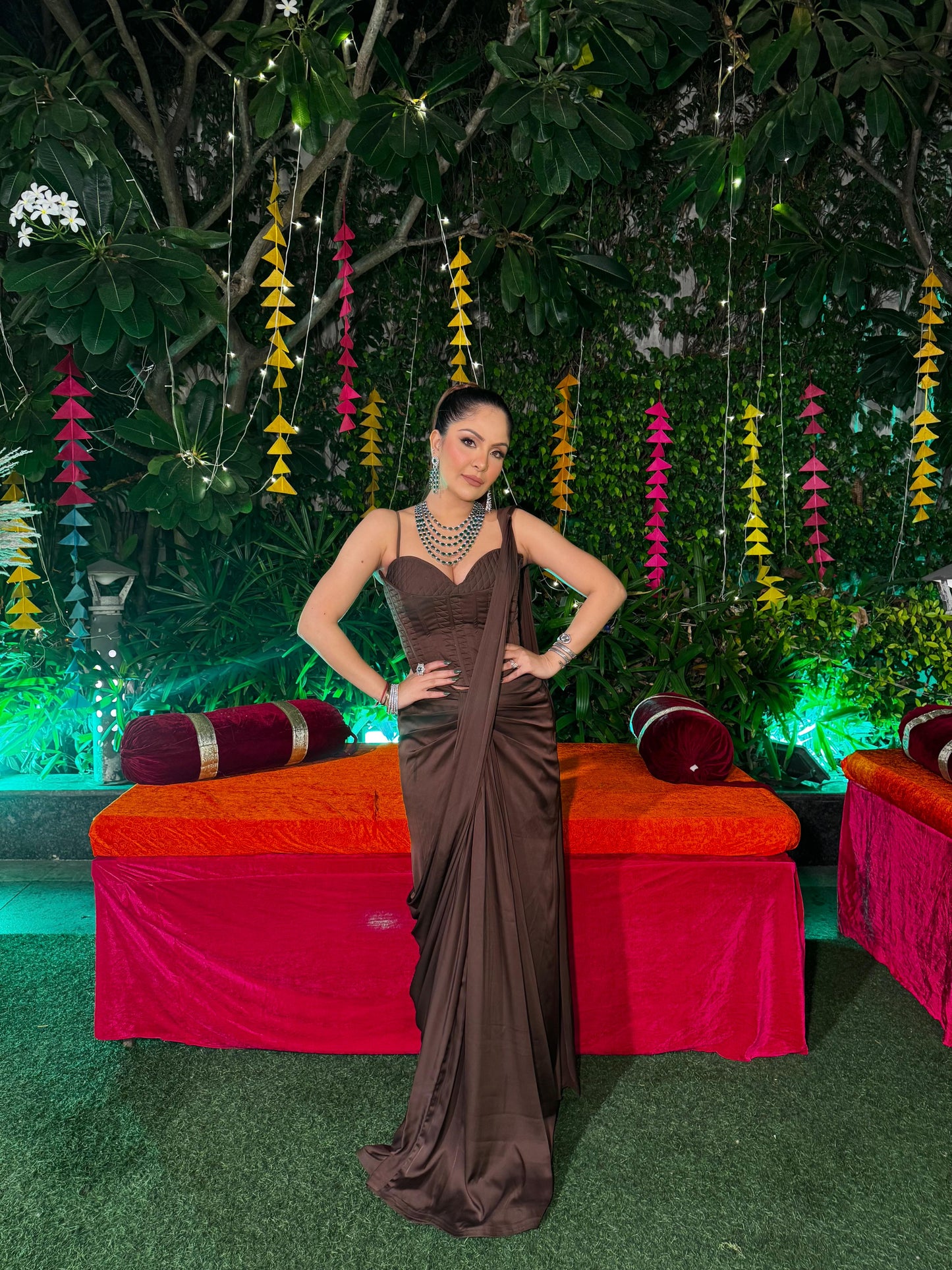 SANYA KHATTER IN APSARA SAREE