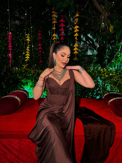SANYA KHATTER IN APSARA SAREE