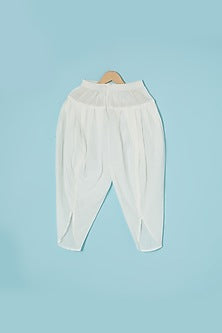 Red Cotton Floral Printed Kurta Set For Girls by Pankhuri by Priyanka - Kids at Pernia's Pop Up Shop