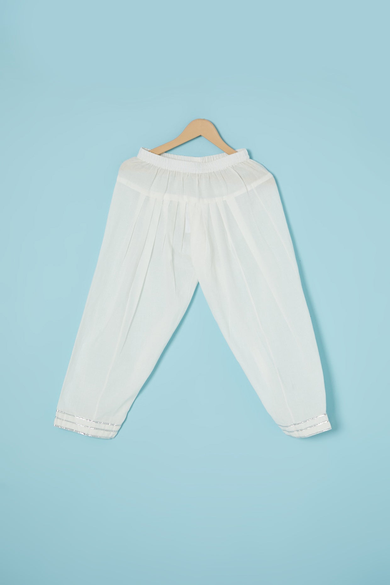 Purple Cotton Hand Block Printed Kurta Set For Girls by Pankhuri by Priyanka - Kids at Pernia's Pop Up Shop