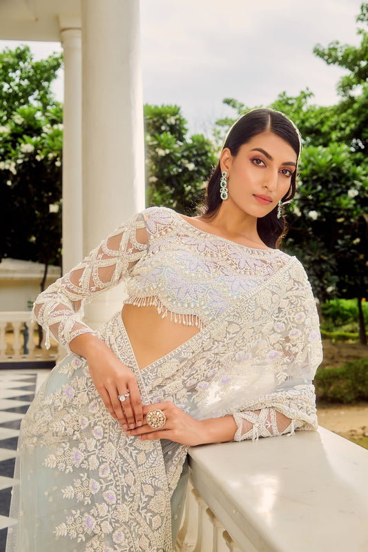 Porcelain Saree