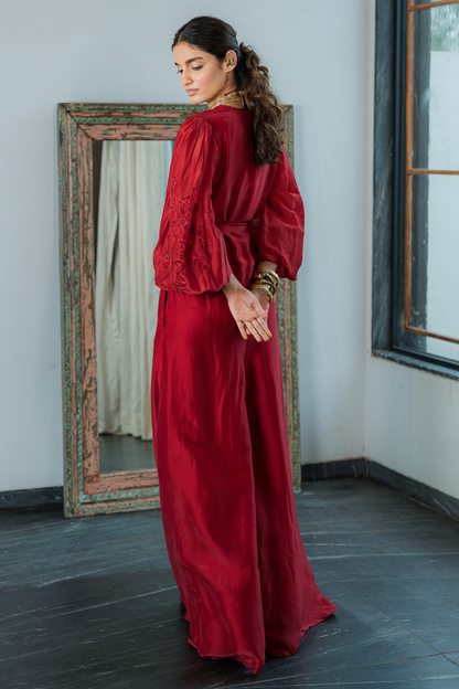 DAHLIA JUMPSUIT – RED