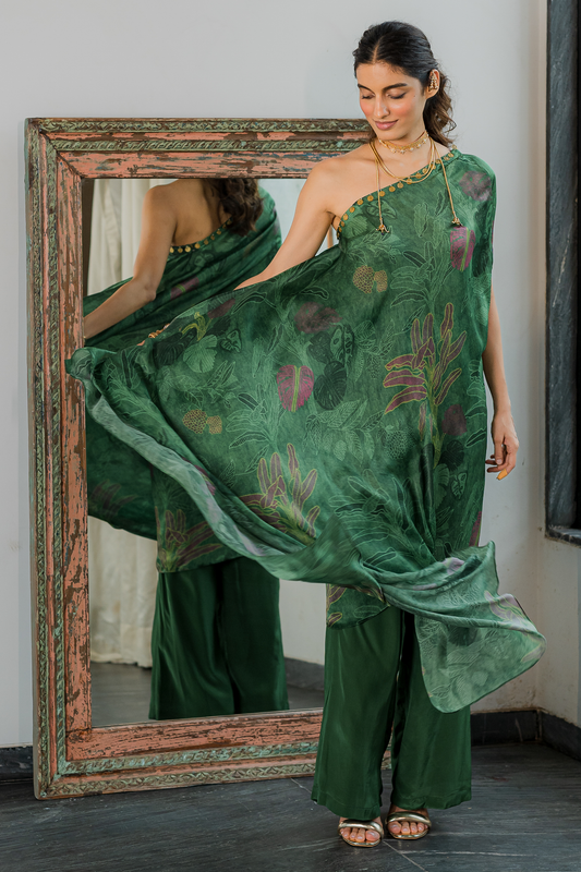 CALLA DRESS SET – GREEN