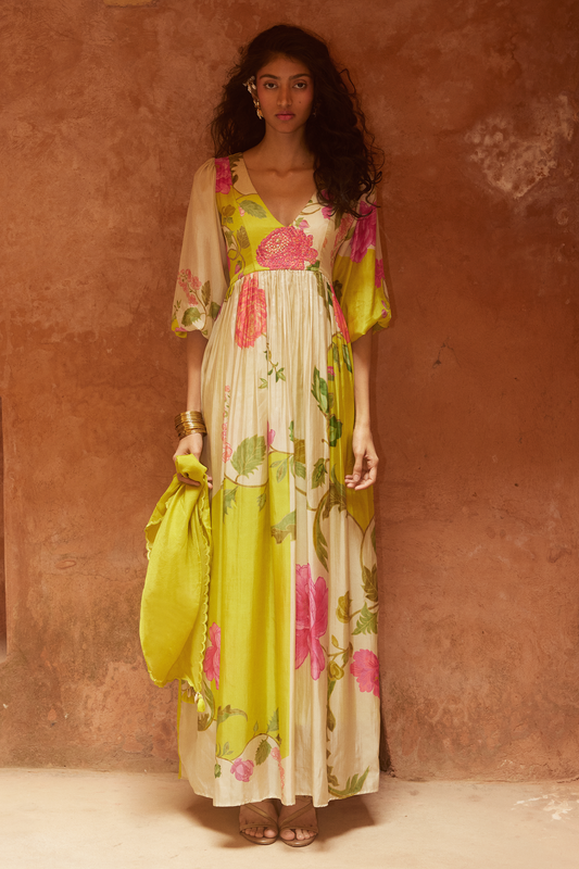 MARIGOLD DRESS – IVORY