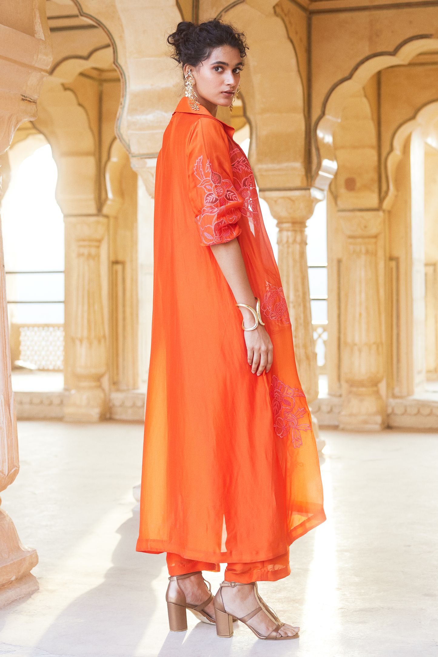 ANTOINETTE JACKET SET – VERMILLION