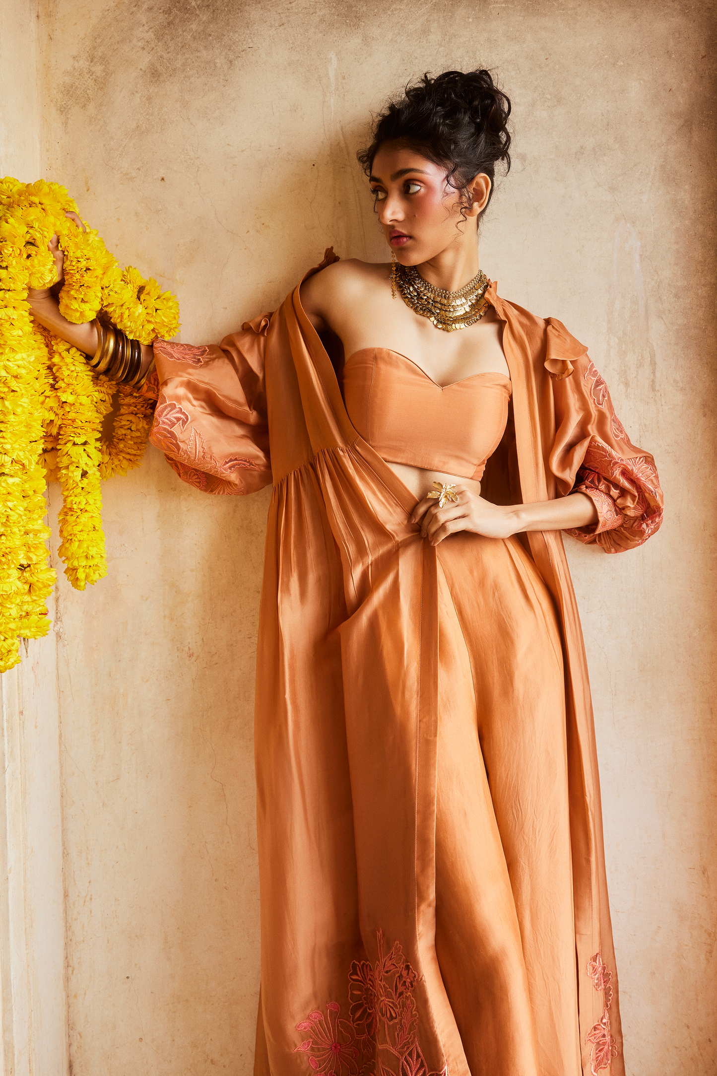 ANASTASIA JACKET SET – PEACH