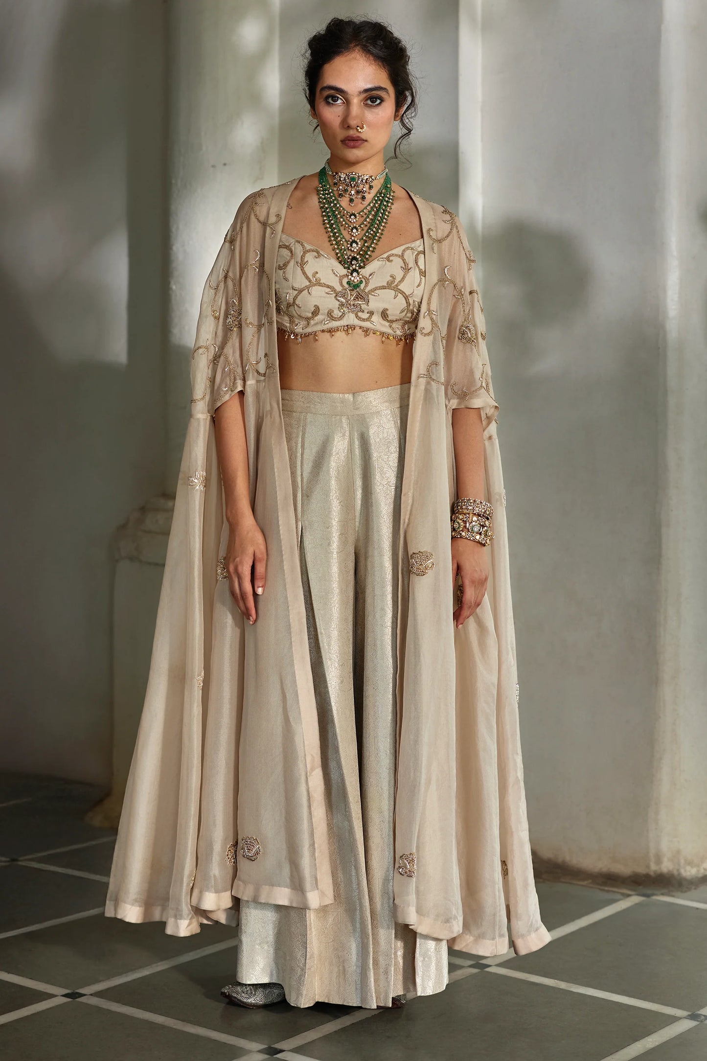 AIRA CAPE PALAZZO SET